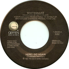 Whitesnake : Here I Go Again (7", Spe)