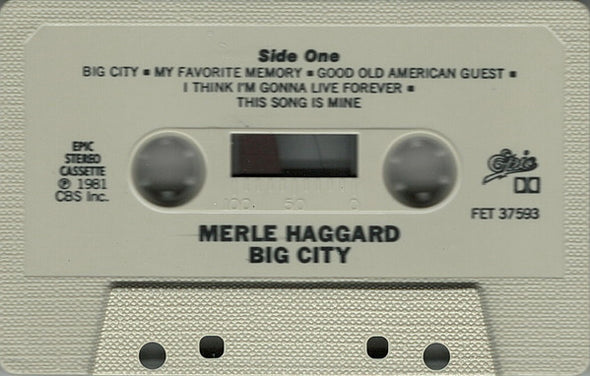 Merle Haggard : Big City (Cass, Album)