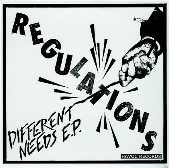 Regulations : Different Needs E.P. (7", EP)