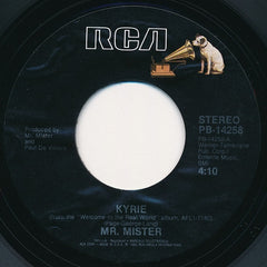 Mr. Mister : Kyrie (7", Single, Styrene, Ind)