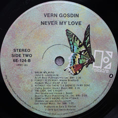 Vern Gosdin : Never My Love (LP, Album, PRC)