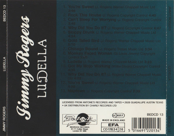 Buy Jimmy Rogers : Ludella (CD, Album) Online for a great price