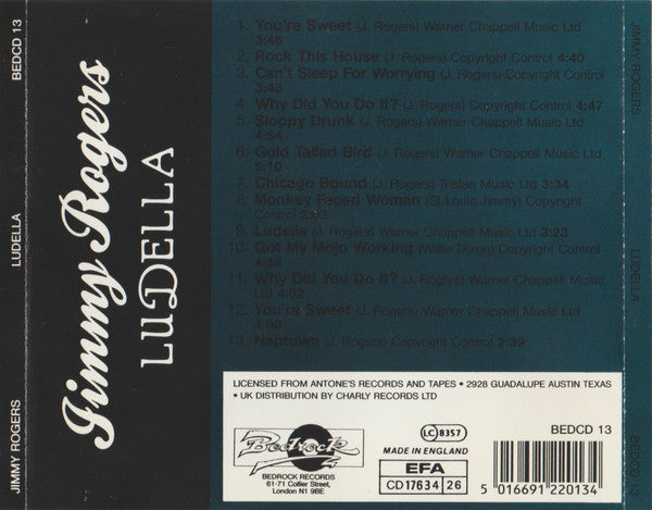 Jimmy Rogers : Ludella (CD, Album)