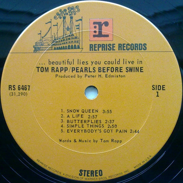 Tom Rapp, Pearls Before Swine : ...Beautiful Lies You Could Live In. (LP, Album, Ter)