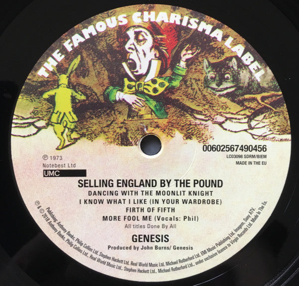 Genesis : Selling England By The Pound (LP, Album, RE, RM, RP, 180)