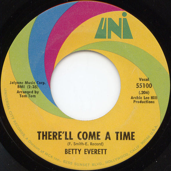 Betty Everett : There'll Come A Time / Take Me (7", Single)