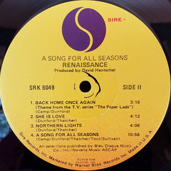 Renaissance (4) : A Song For All Seasons (LP, Album, Los)