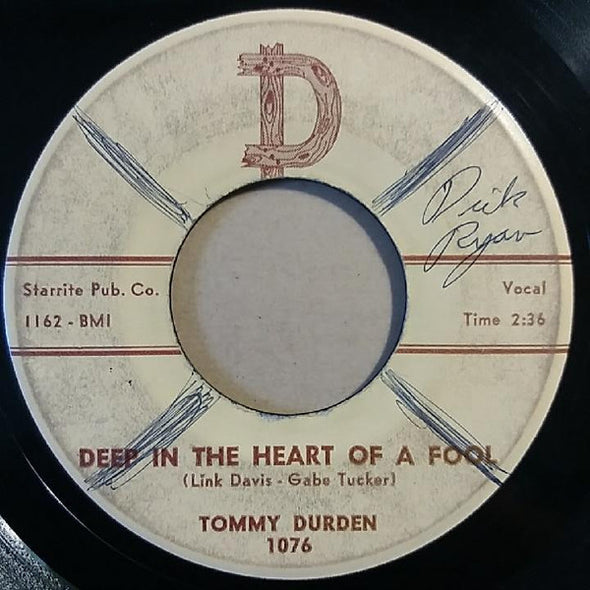 Tommy Durden (2) : Deep In The Heart Of A Fool / The Bee (That Won The Baseball Game) (7")