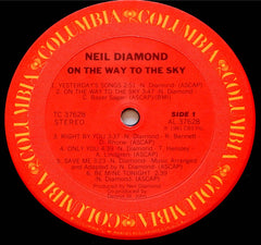 Neil Diamond : On The Way To The Sky (LP, Album, Pit)