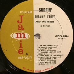 Duane Eddy And The Rebels : Surfin' (LP, Album, Mono)