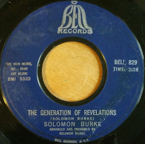 Solomon Burke : The Generation Of Revelations (7", Single, Styrene)