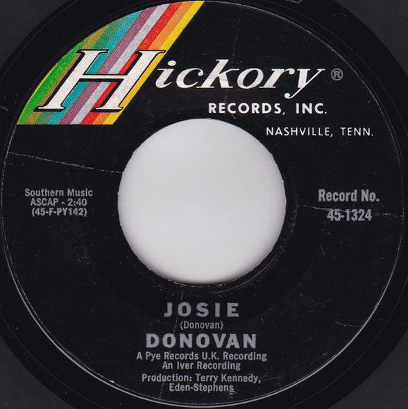Donovan : Colours / Josie (7", Single, Mon)