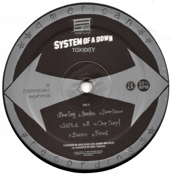 System Of A Down Toxicity レコード LP