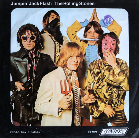 The Rolling Stones : Jumpin' Jack Flash (7", Single, Mono, Styrene, Ter)