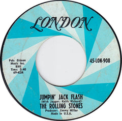 The Rolling Stones : Jumpin' Jack Flash (7", Single, Mono, Styrene, Ter)