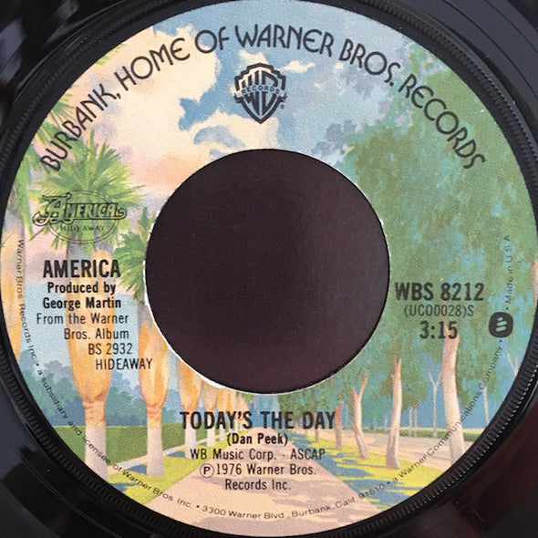 America (2) : Today's The Day (7", Single, Los)