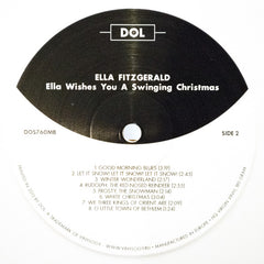 Ella Fitzgerald : Ella Wishes You A Swinging Christmas (LP, Album, RE, Whi)