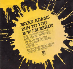 Bryan Adams : Run To You (7", Single, X)