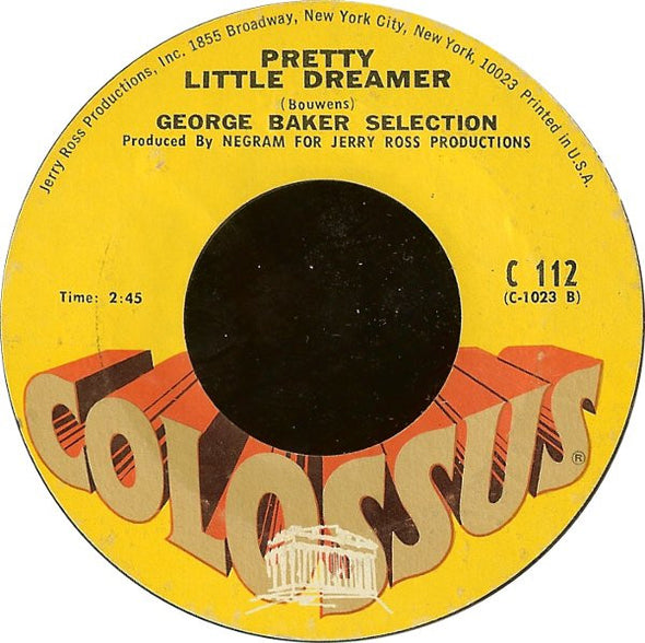 George Baker Selection : Little Green Bag (7", Styrene, Ter)