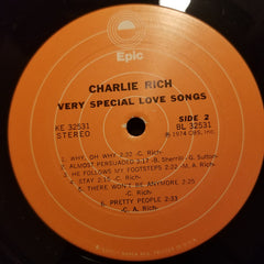 Charlie Rich : Very Special Love Songs (LP, Album)