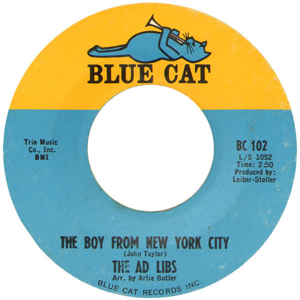 The Ad Libs : The Boy From New York City / Kicked Around (7", Single, Styrene)