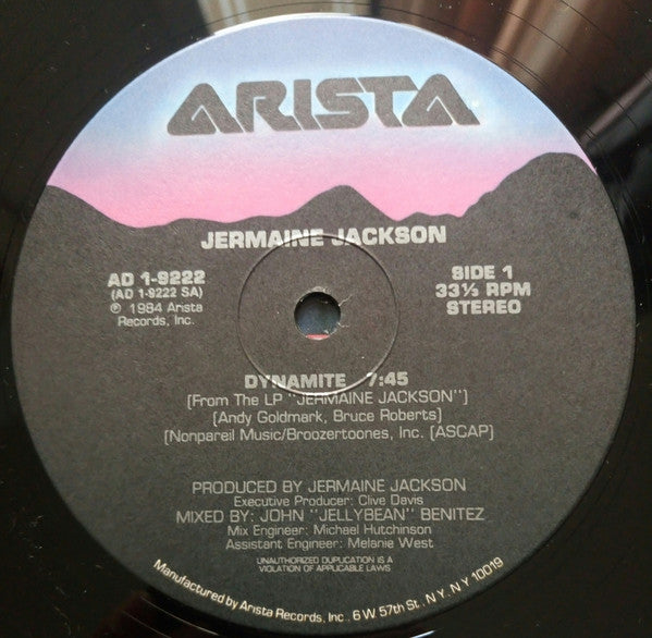 Jermaine Jackson : Dynamite (12")