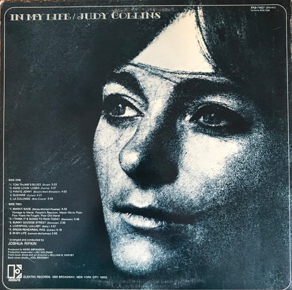 Judy Collins : In My Life (LP, Album, RE, All)