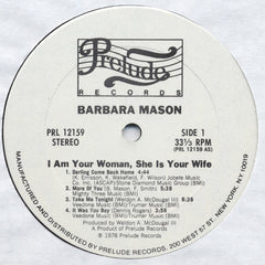 Barbara Mason : I Am Your Woman, She Is Your Wife (LP, Album)