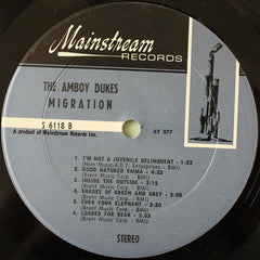 The Amboy Dukes : Migration (LP, Album)