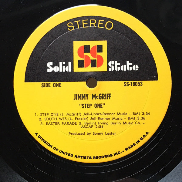 Jimmy McGriff Organ And Blues Band : Step 1 (LP, Album, Gat)