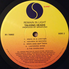 Talking Heads : Remain In Light (LP, Album, RE, 180)