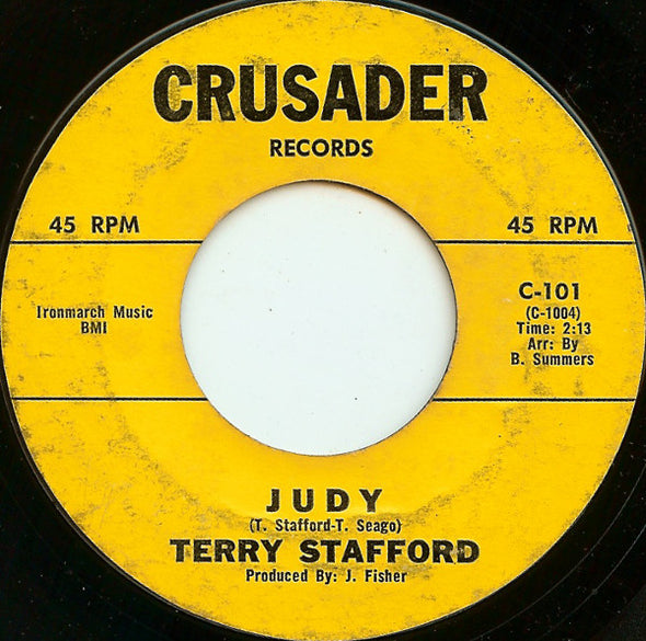 Terry Stafford : Suspicion (7", Single, Styrene, Ter)