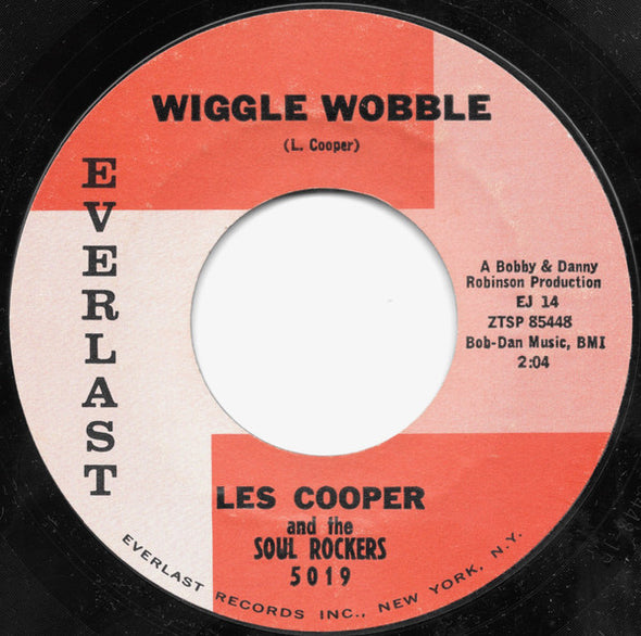 Les Cooper And His Soul Rockers : Wiggle Wobble (7", Single, Mono, Styrene)