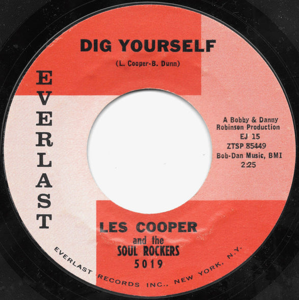 Les Cooper And His Soul Rockers : Wiggle Wobble (7", Single, Mono, Styrene)