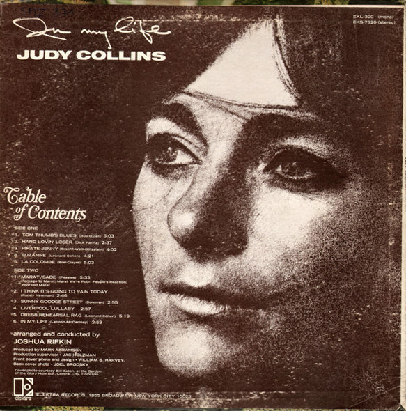 Judy Collins : In My Life (LP, Album)