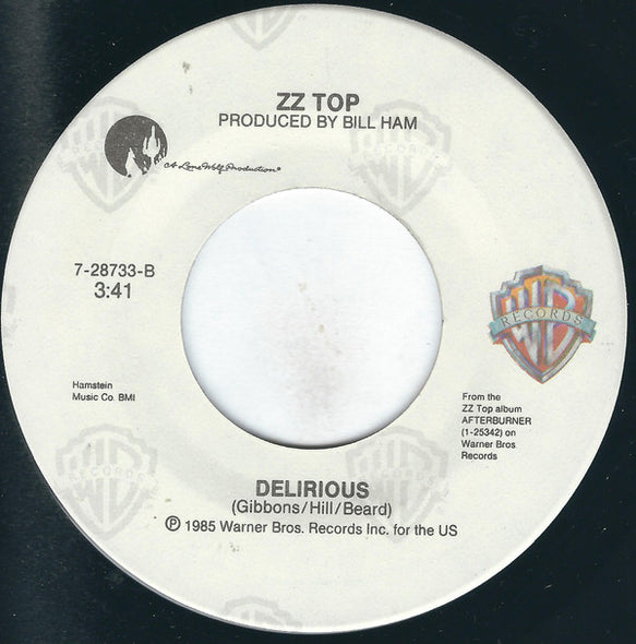 ZZ Top : Rough Boy / Delirious (7", Single, Spe)