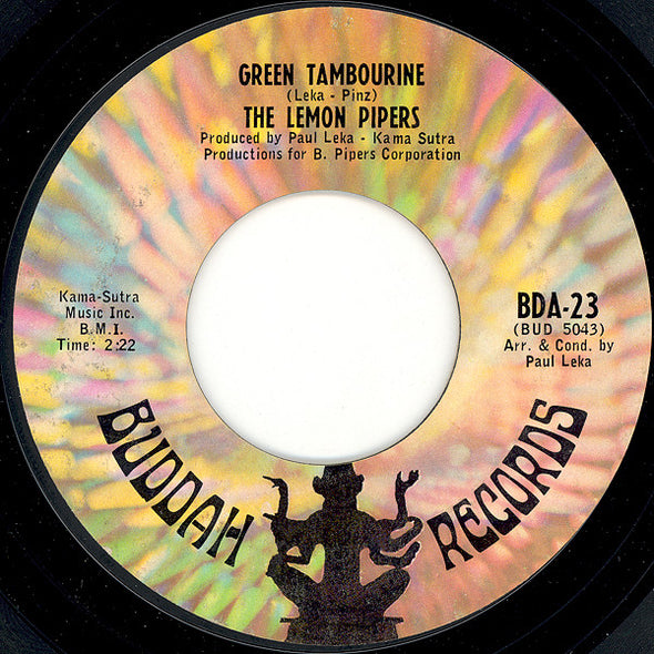 The Lemon Pipers : Green Tambourine (7", Single, Styrene, Pit)