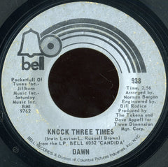 Dawn (5) : Knock Three Times / Home (7", Single, Styrene, She)