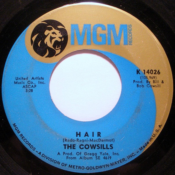 The Cowsills : Hair (7", Single)