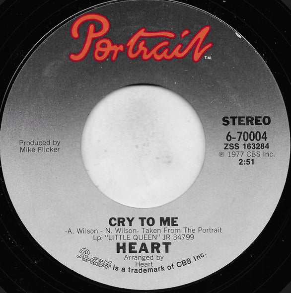 Heart : Barracuda (7", Single, Styrene, San)