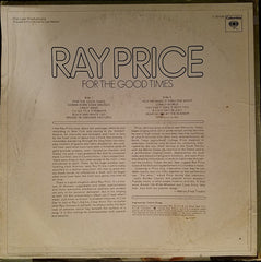 Ray Price : For The Good Times (LP, Album, Ter)
