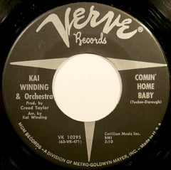 Kai Winding & Orchestra* : More / Comin' Home Baby (7", Single)