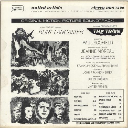 Maurice Jarre : The Train (Original Motion Picture Soundtrack) (LP, Album)