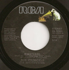 Rick Springfield : Jessie's Girl (7", Single, Styrene, Ind)