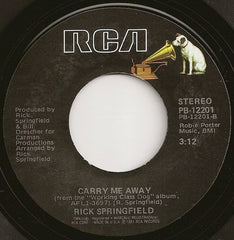 Rick Springfield : Jessie's Girl (7", Single, Styrene, Ind)