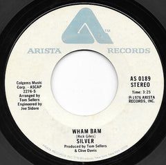 Silver (10) : Wham Bam (7", Single, whi)