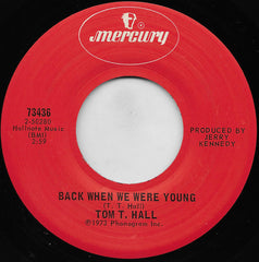 Tom T. Hall : I Love / Back When We Were Young (7", Single, San)