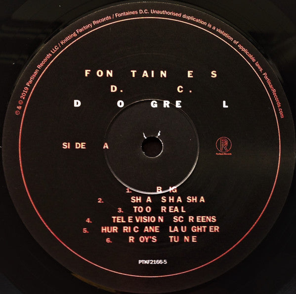 Buy Fontaines D.C. : Dogrel (LP, Album) Online for a great price