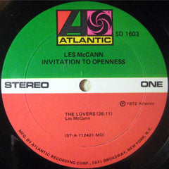 Les McCann : Invitation To Openness (LP, Album, MO)