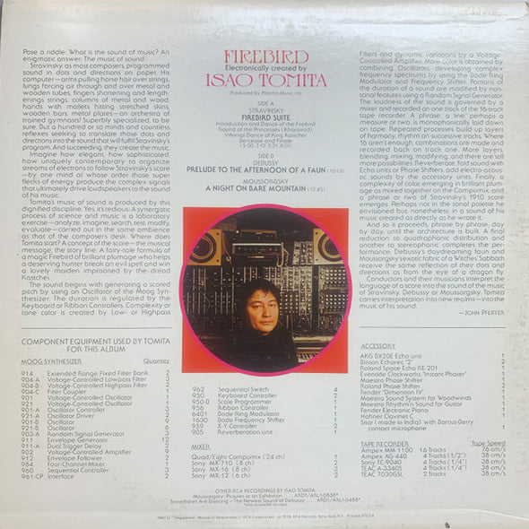 Tomita : Firebird (LP, Album)